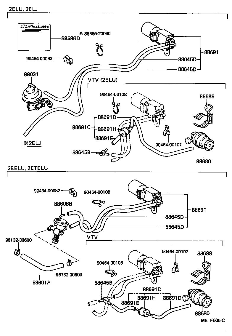  STARLET |  HEATING AIR CONDITIONING VACUUM PIPING