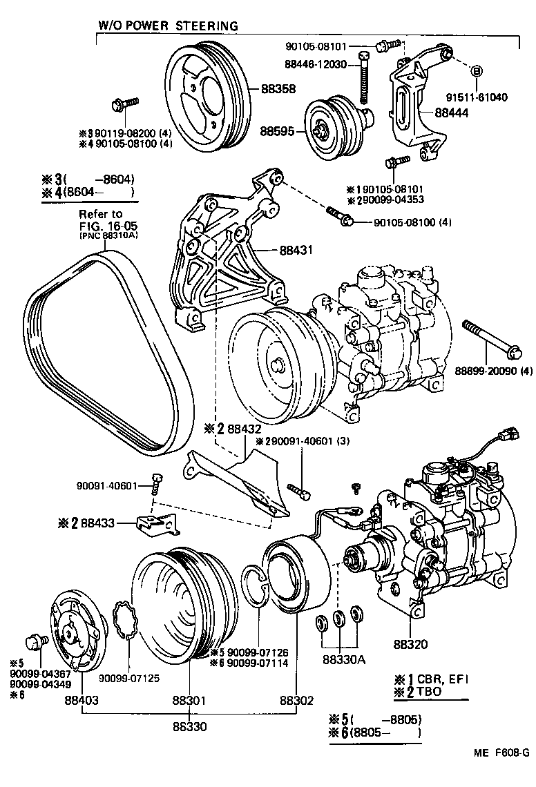  STARLET |  HEATING AIR CONDITIONING COMPRESSOR