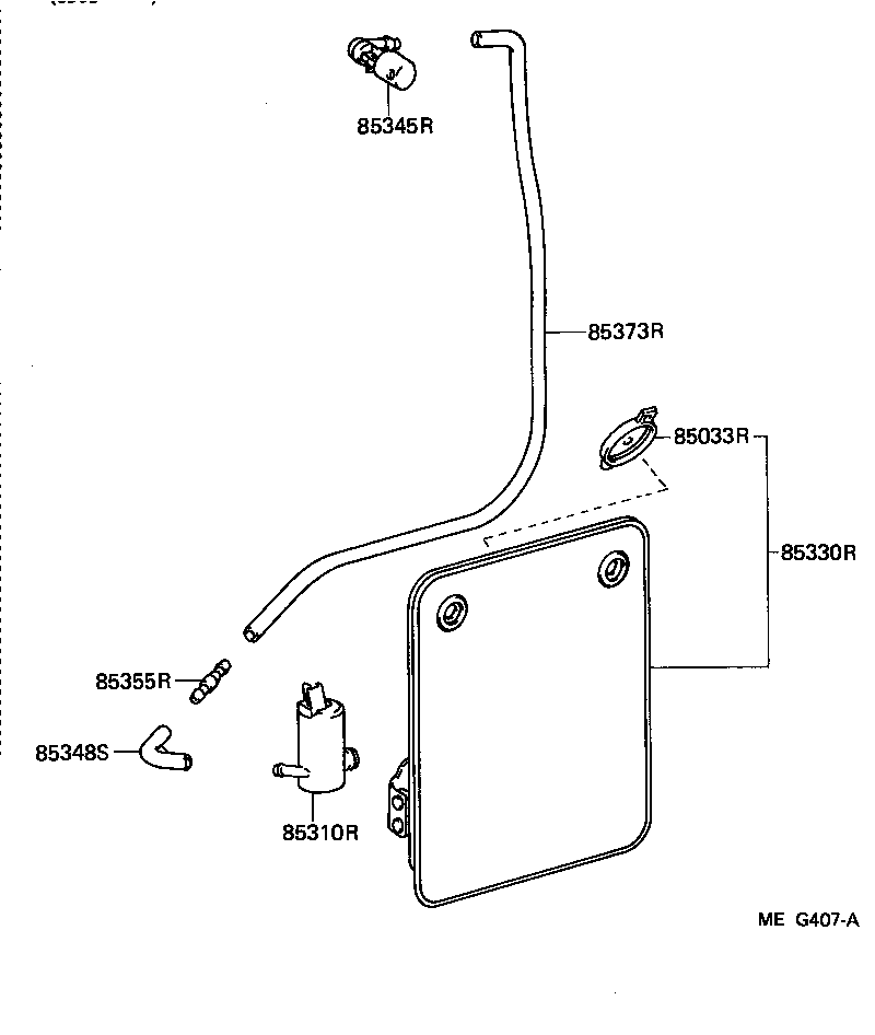  HIACE QUICK DELIVERY |  REAR WASHER