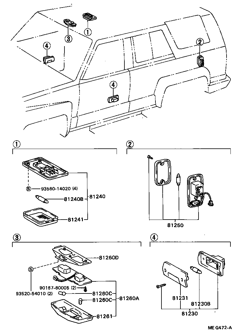  HILUX |  INTERIOR LAMP