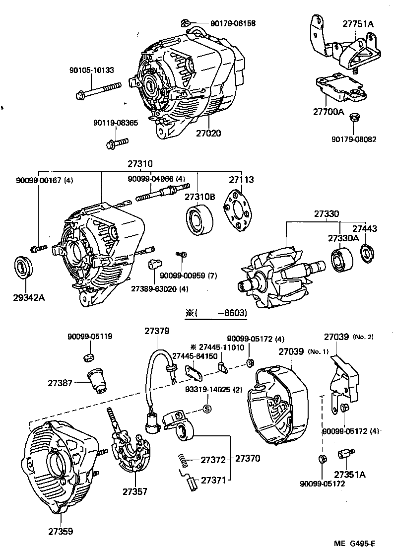  LITEACE VAN WAGON |  ALTERNATOR