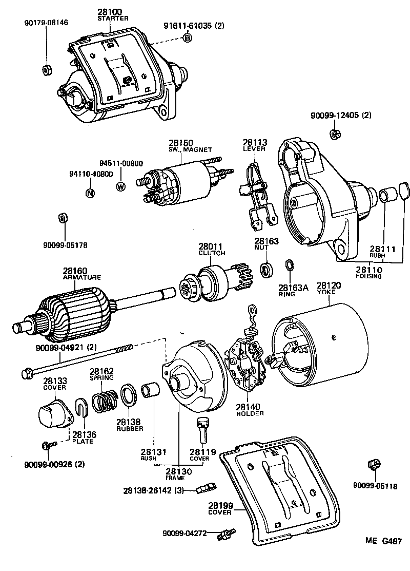  LITEACE VAN WAGON |  STARTER