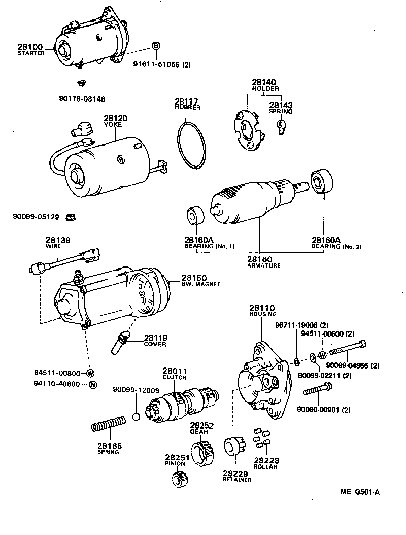  LITEACE VAN WAGON |  STARTER