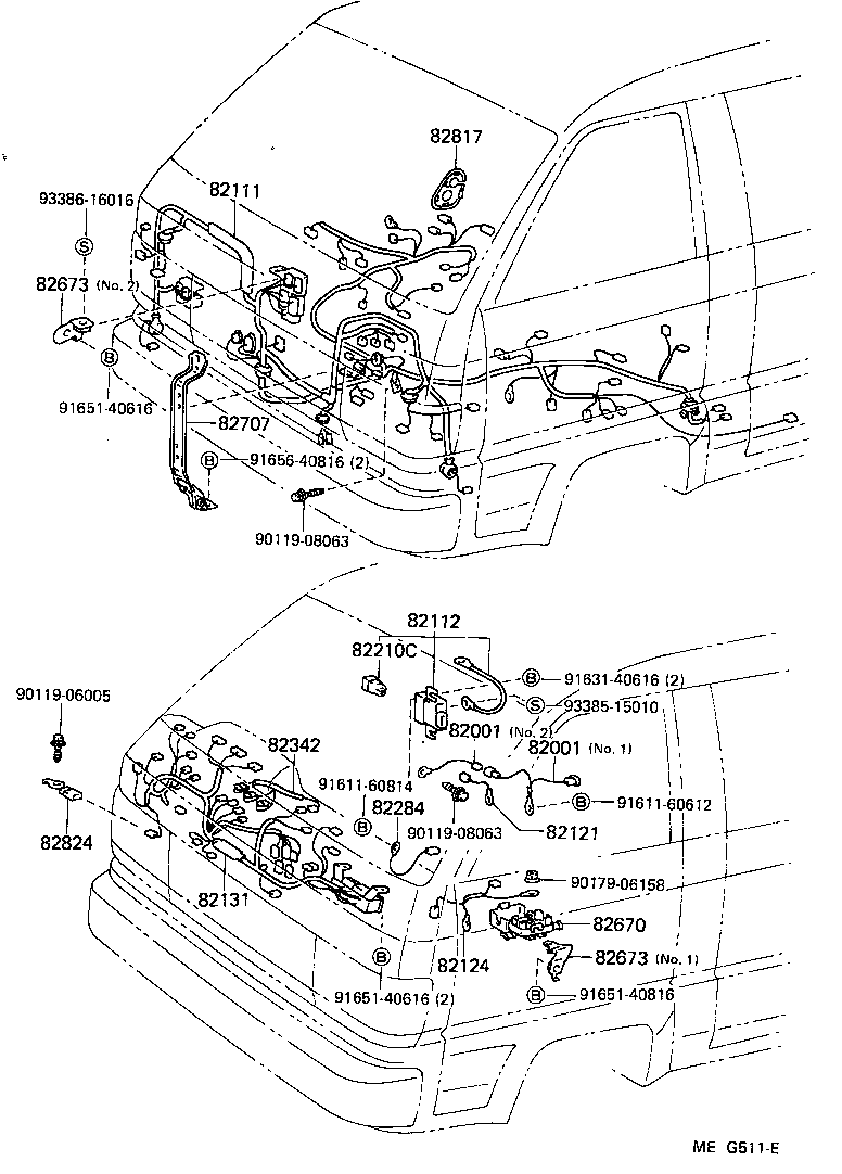  LITEACE VAN WAGON |  WIRING CLAMP