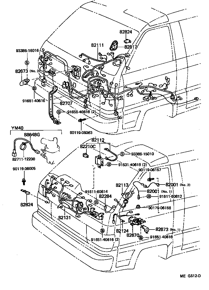  LITEACE VAN WAGON |  WIRING CLAMP