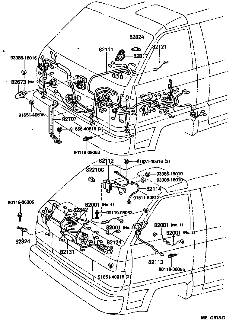  LITEACE VAN WAGON |  WIRING CLAMP