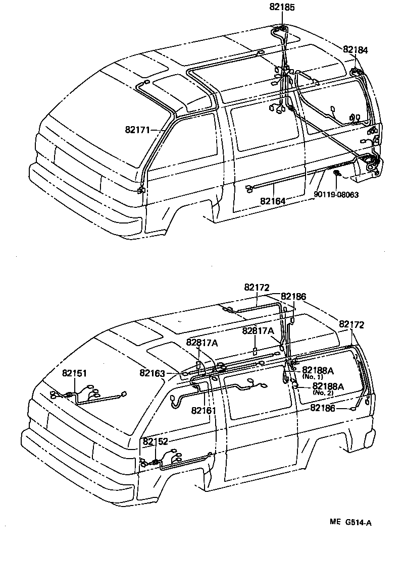  LITEACE VAN WAGON |  WIRING CLAMP