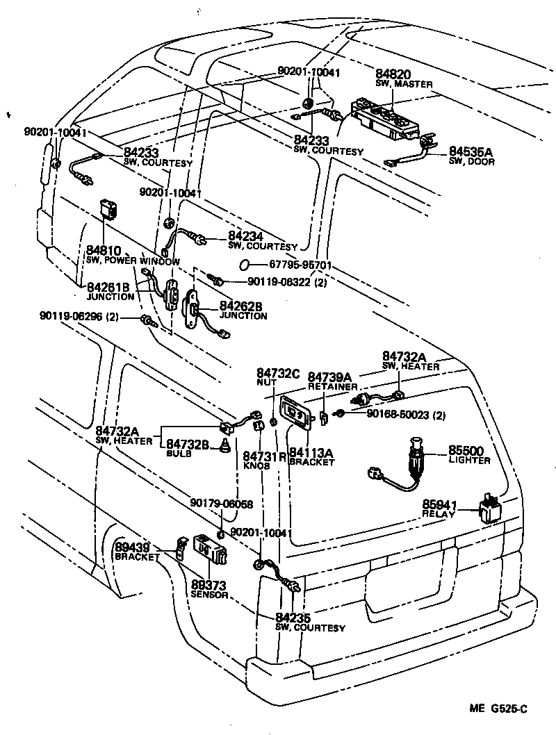  LITEACE VAN WAGON |  SWITCH RELAY COMPUTER