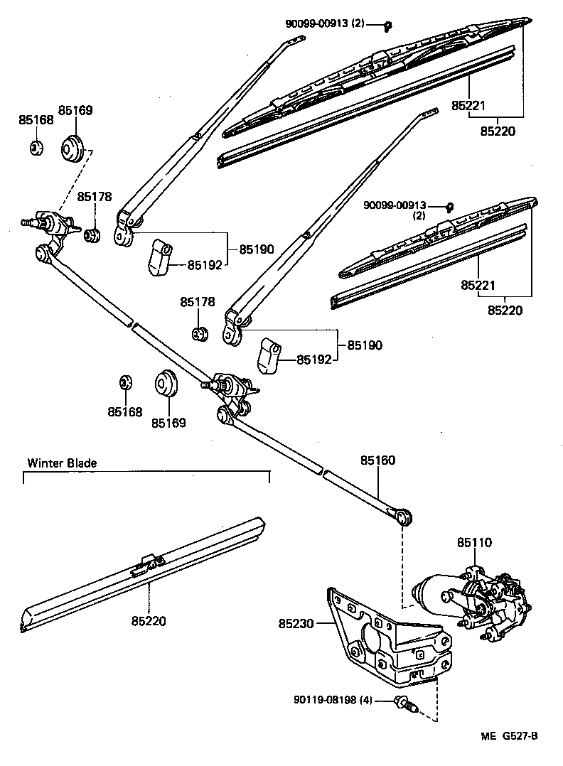  LITEACE VAN WAGON |  WINDSHIELD WIPER