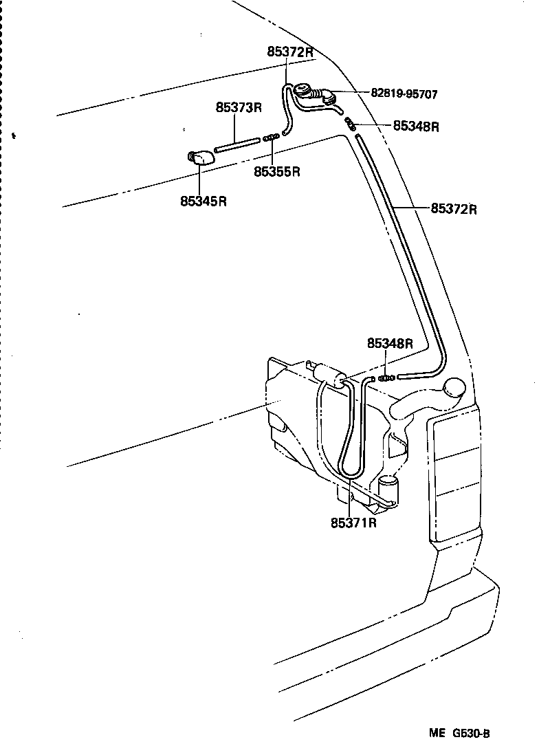  LITEACE VAN WAGON |  REAR WASHER