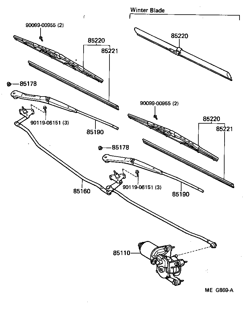  SUPRA |  WINDSHIELD WIPER