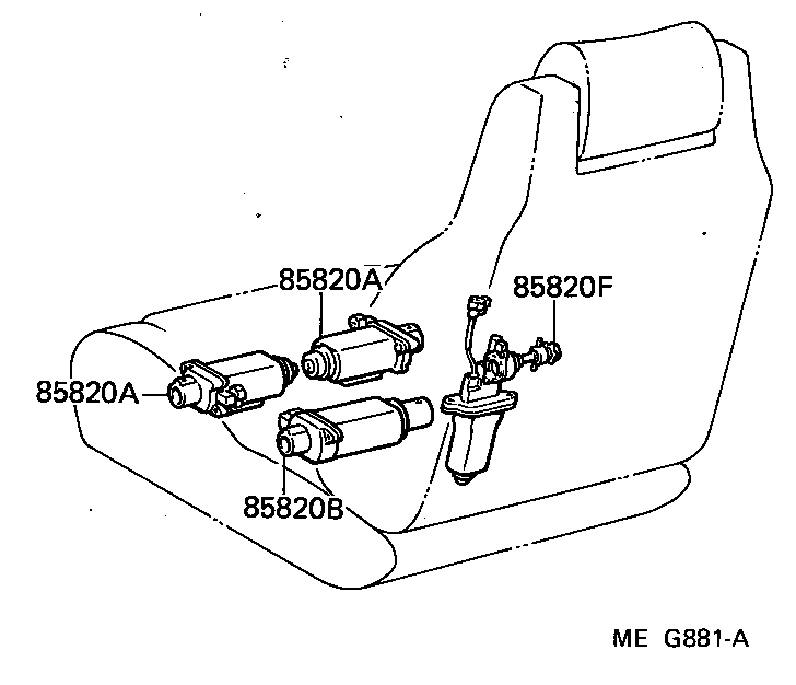  SUPRA |  SEAT MOTOR SEAT HEATER