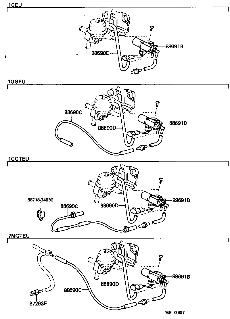  SUPRA |  HEATING AIR CONDITIONING VACUUM PIPING