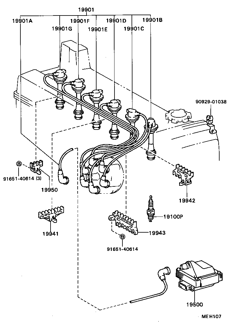  SUPRA |  IGNITION COIL SPARK PLUG