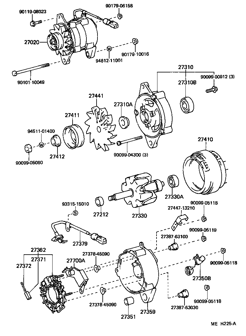  LITEACE VAN WAGON |  ALTERNATOR