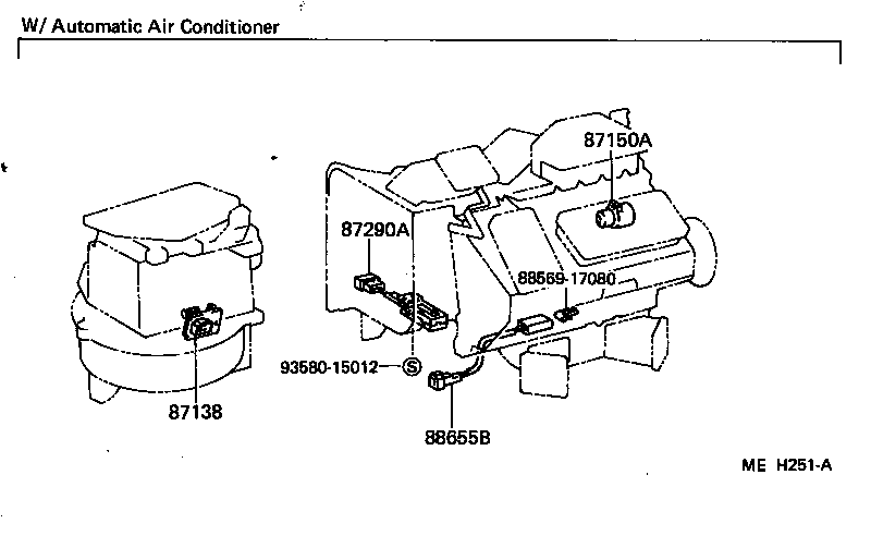  SUPRA |  HEATING AIR CONDITIONING HEATER UNIT BLOWER