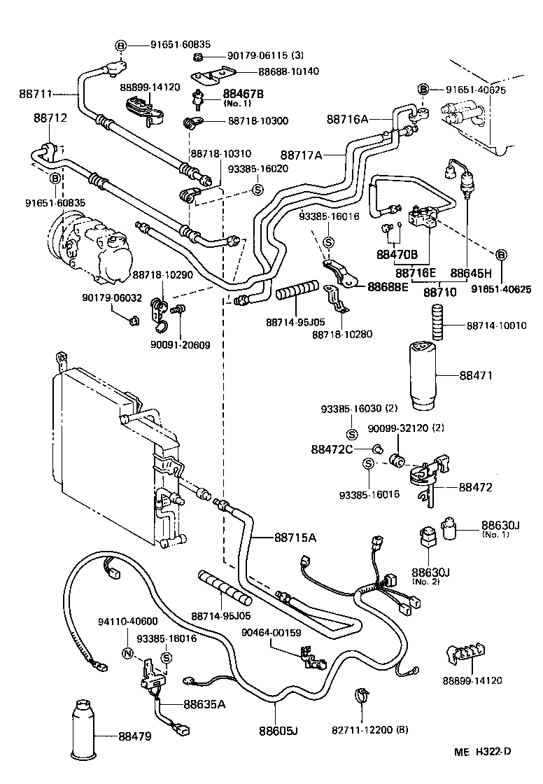  STARLET |  HEATING AIR CONDITIONING COOLER PIPING