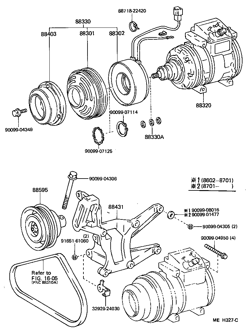  SUPRA |  HEATING AIR CONDITIONING COMPRESSOR
