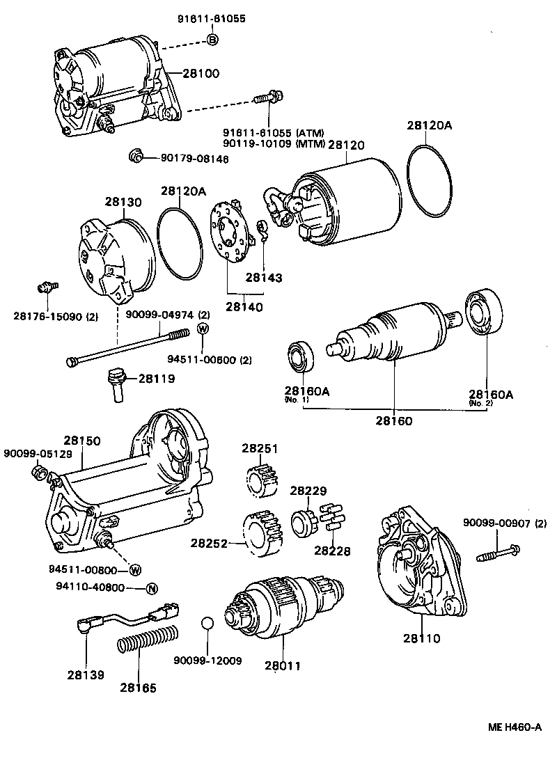  CAMRY VISTA |  STARTER
