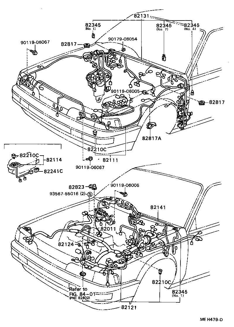  CAMRY VISTA |  WIRING CLAMP