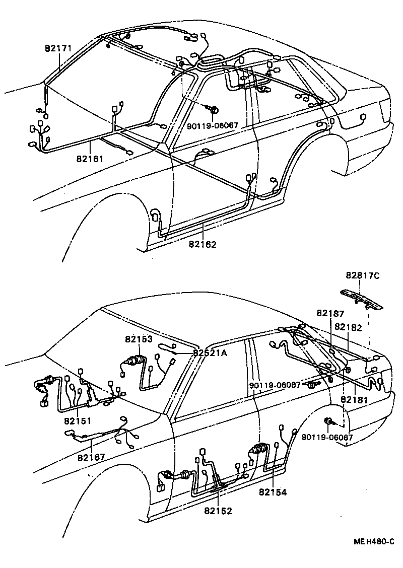  CAMRY VISTA |  WIRING CLAMP