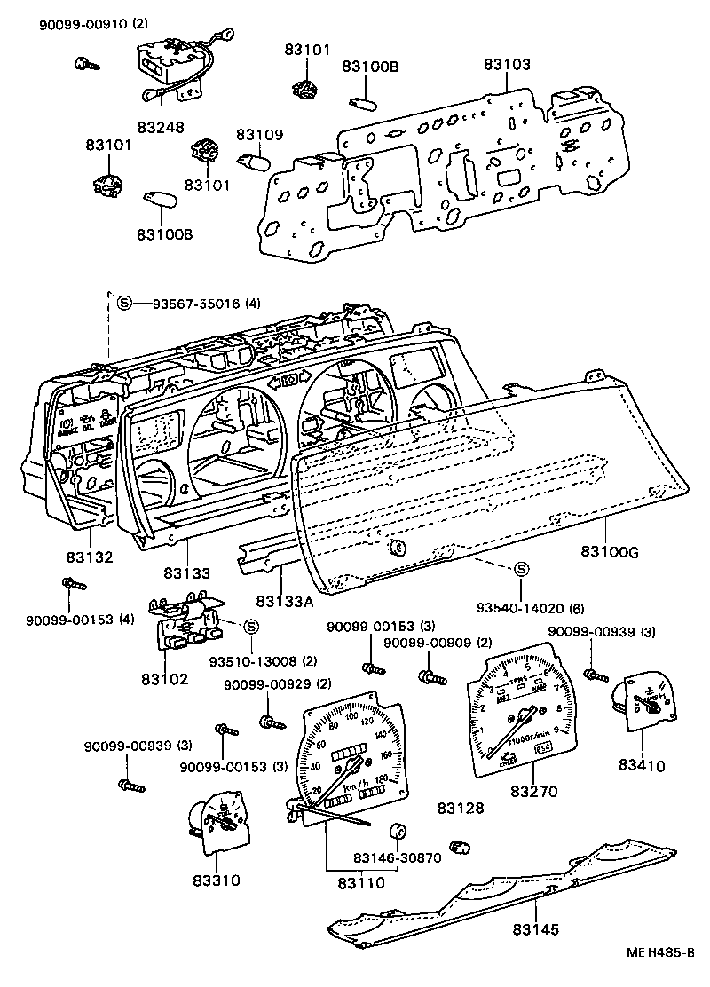  CAMRY VISTA |  METER
