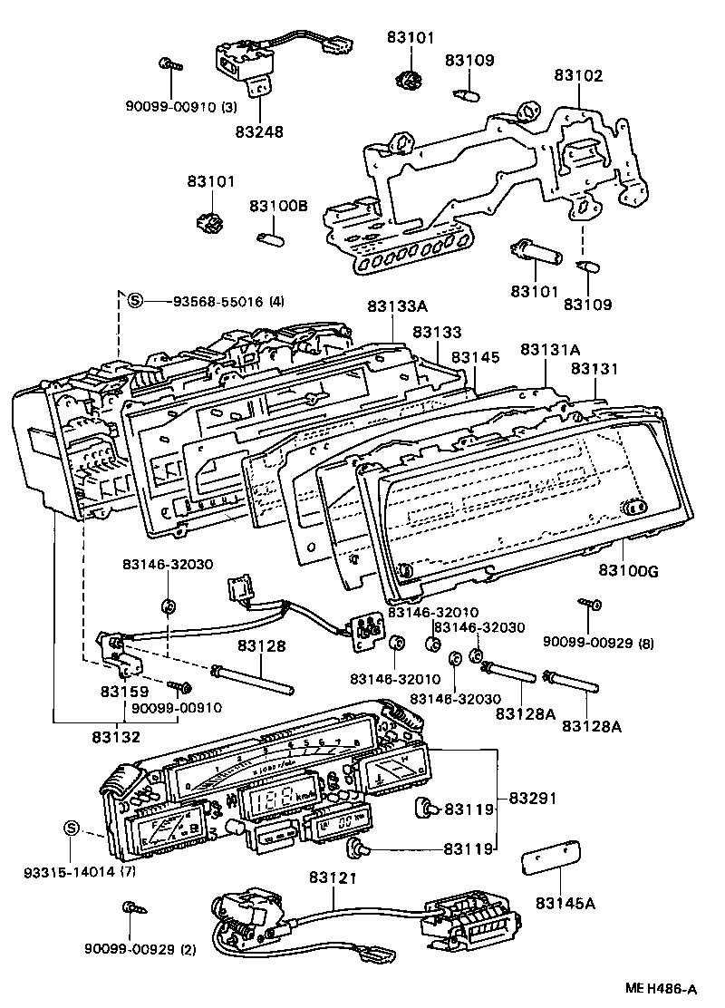  CAMRY VISTA |  METER