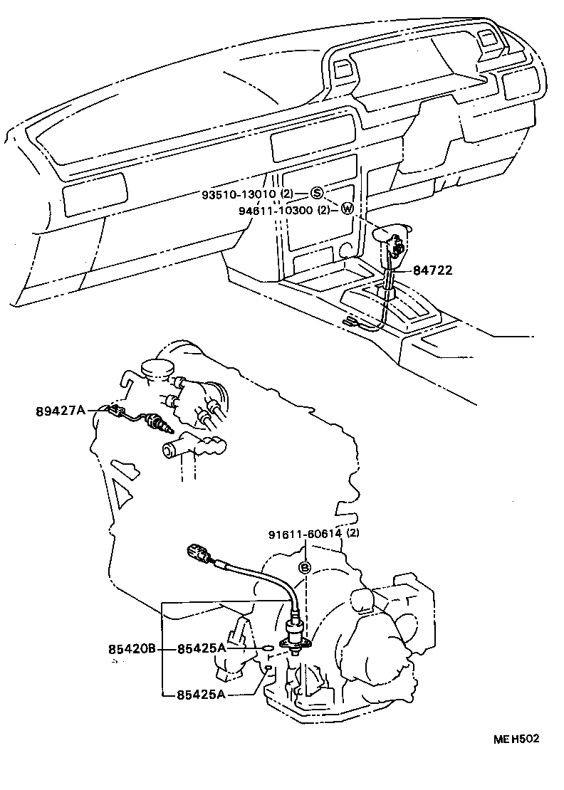  CAMRY VISTA |  OVERDRIVE ELECTRONIC CONTROLLED TRANSMISSION