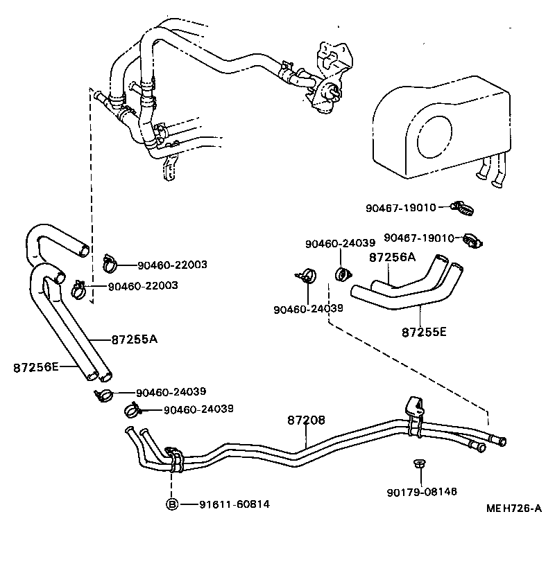  HILUX |  HEATING AIR CONDITIONING WATER PIPING