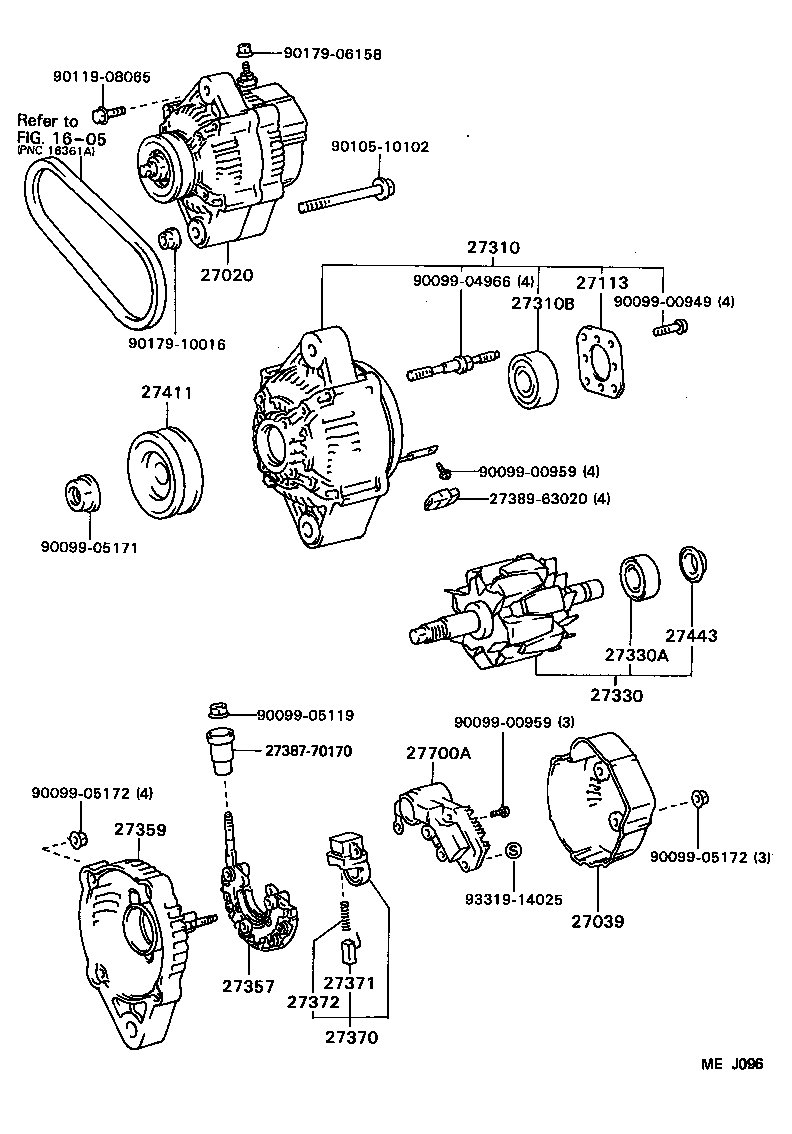  STARLET |  ALTERNATOR