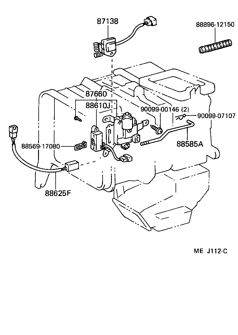  STARLET |  HEATING AIR CONDITIONING HEATER UNIT BLOWER