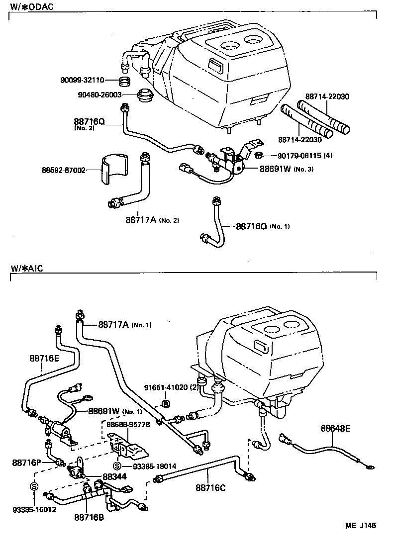  LITEACE VAN WAGON |  HEATING AIR CONDITIONING COOLER PIPING