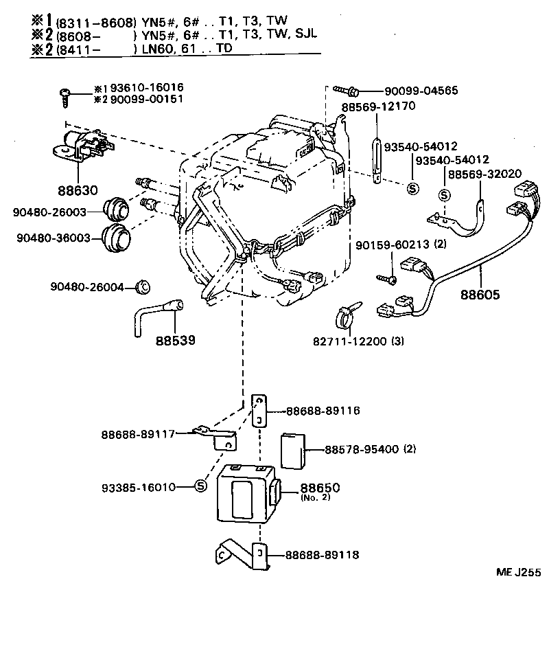 HILUX |  HEATING AIR CONDITIONING COOLER UNIT
