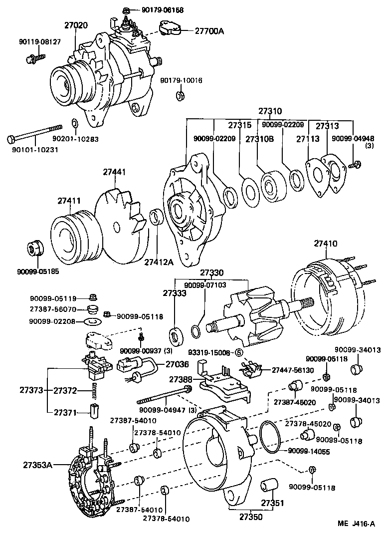  CROWN |  ALTERNATOR