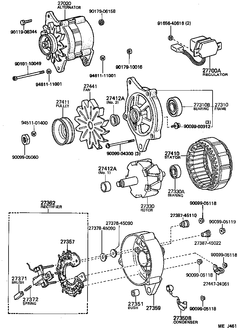  LAND CRUISER VAN |  ALTERNATOR