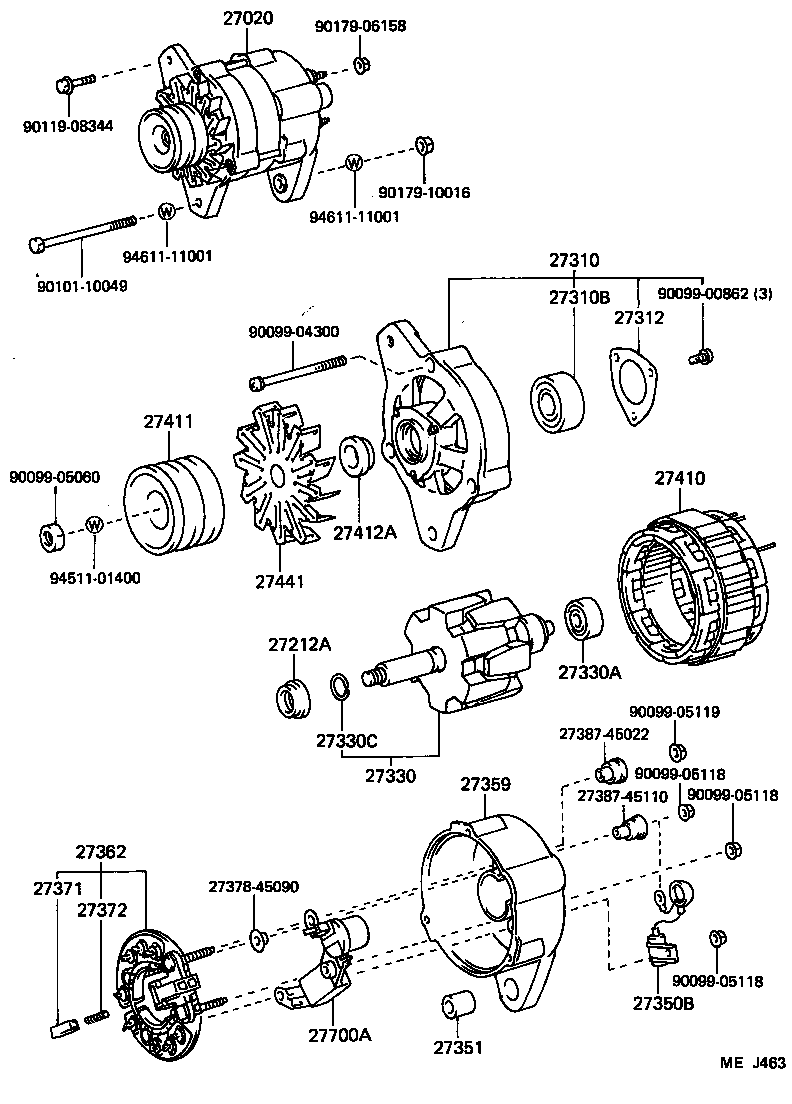  LAND CRUISER VAN |  ALTERNATOR