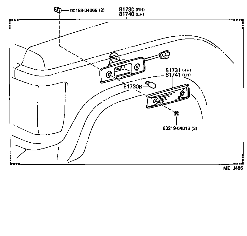  LAND CRUISER VAN |  SIDE TURN SIGNAL LAMP OUTER MIRROR LAMP