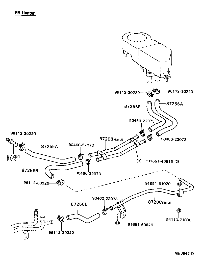  DYNA TOYOACE |  HEATING AIR CONDITIONING WATER PIPING