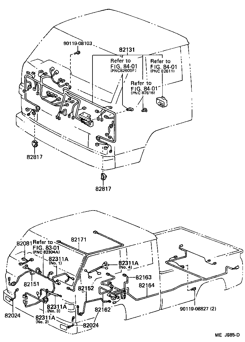  TOYOACE DYNA |  WIRING CLAMP