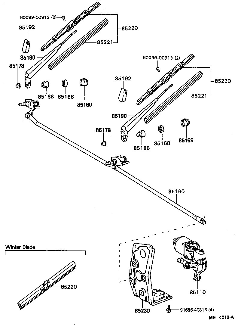  TOYOACE DYNA |  WINDSHIELD WIPER