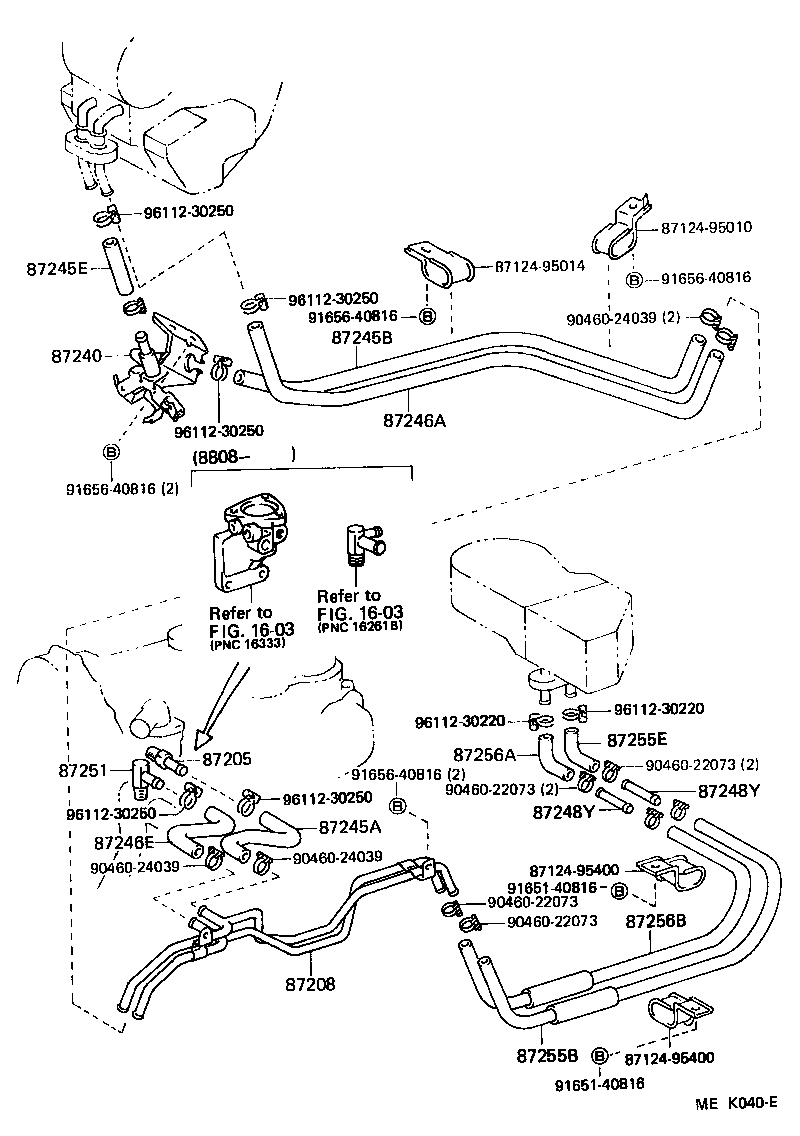  TOYOACE DYNA |  HEATING AIR CONDITIONING WATER PIPING