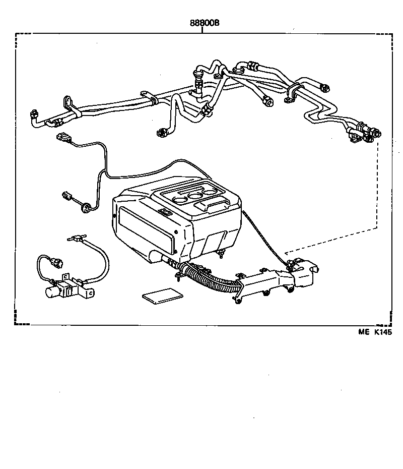  HIACE VAN WAGON |  HEATING AIR CONDITIONING SET