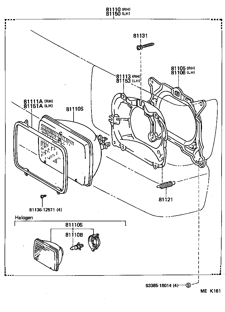  HIACE VAN WAGON |  HEADLAMP