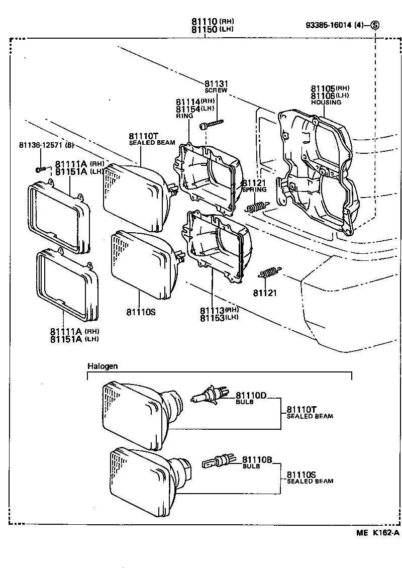  HIACE VAN WAGON |  HEADLAMP