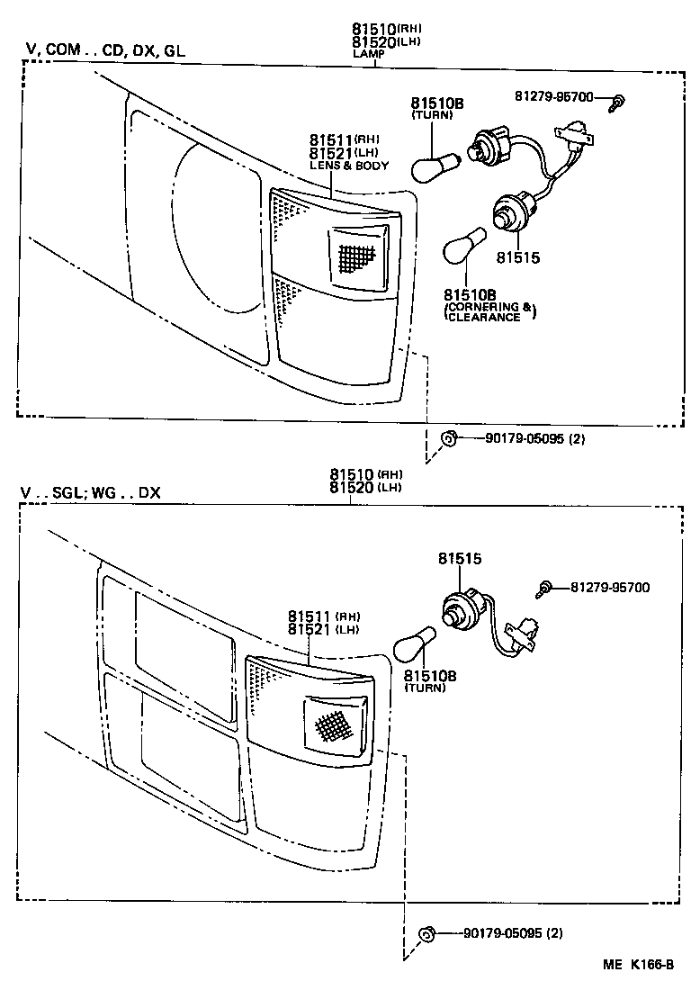  HIACE VAN WAGON |  FRONT TURN SIGNAL LAMP