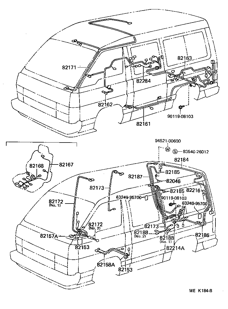  HIACE VAN WAGON |  WIRING CLAMP
