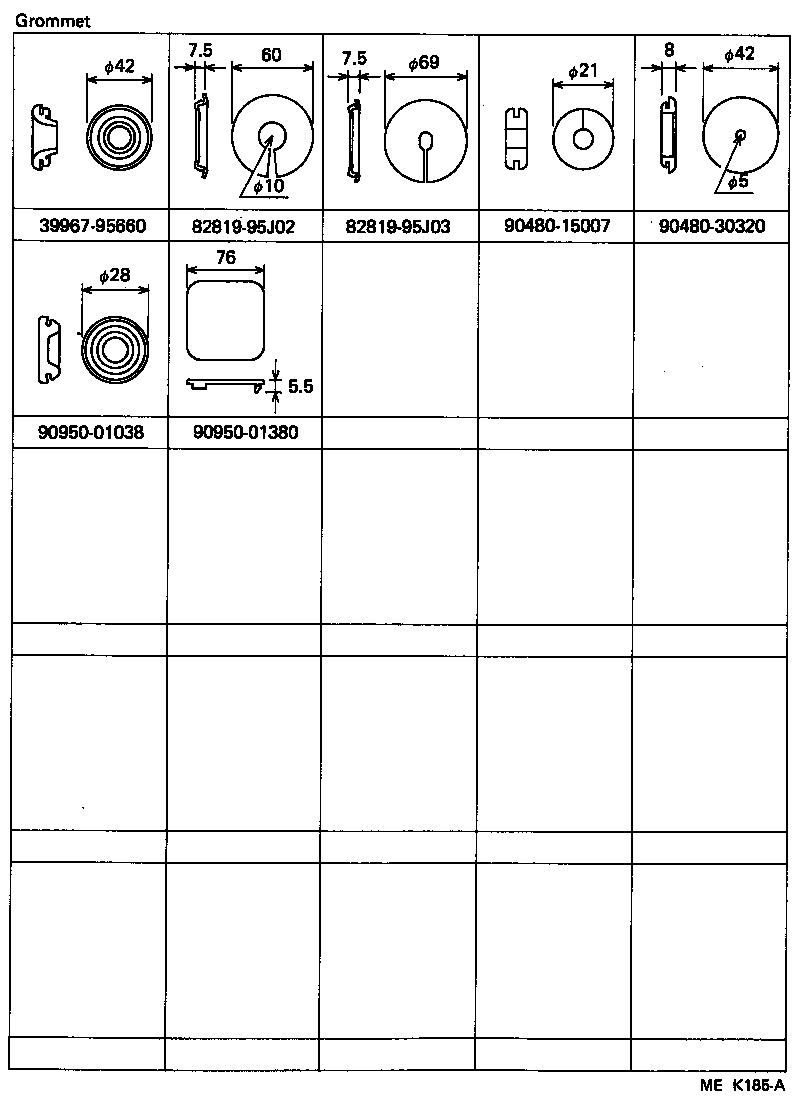  HIACE VAN WAGON |  WIRING CLAMP