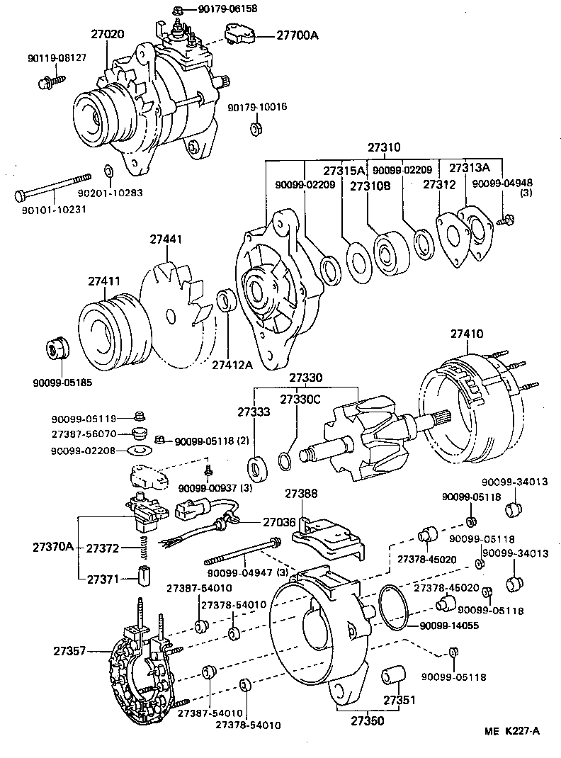  HIACE TRUCK |  ALTERNATOR