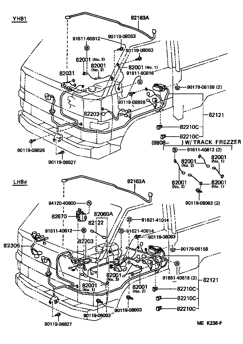  HIACE TRUCK |  WIRING CLAMP