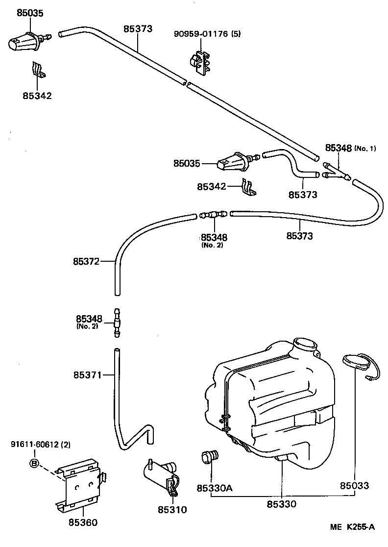  HIACE TRUCK |  WINDSHIELD WASHER